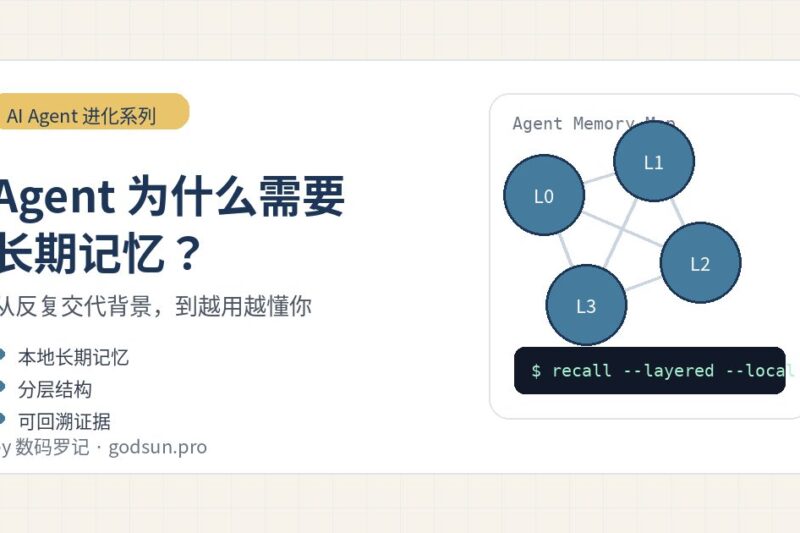 Agent 为什么需要长期记忆？从反复交代背景说起