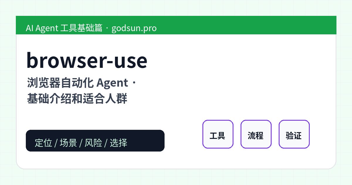 browser-use 基础介绍封面