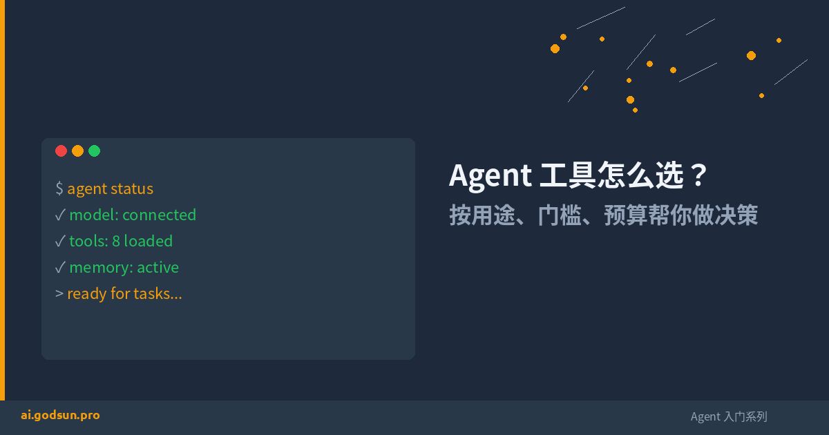 现在有哪些 AI Agent 工具？怎么区分、怎么选