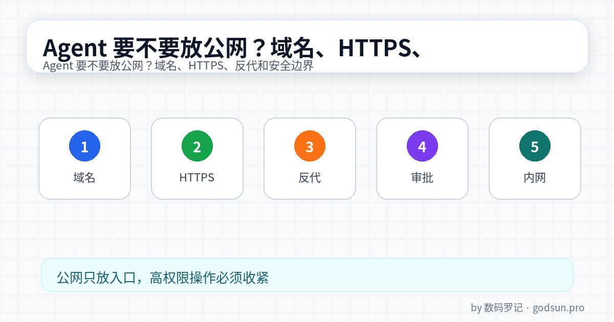 Agent 要不要放公网？域名、HTTPS、反代和安全边界