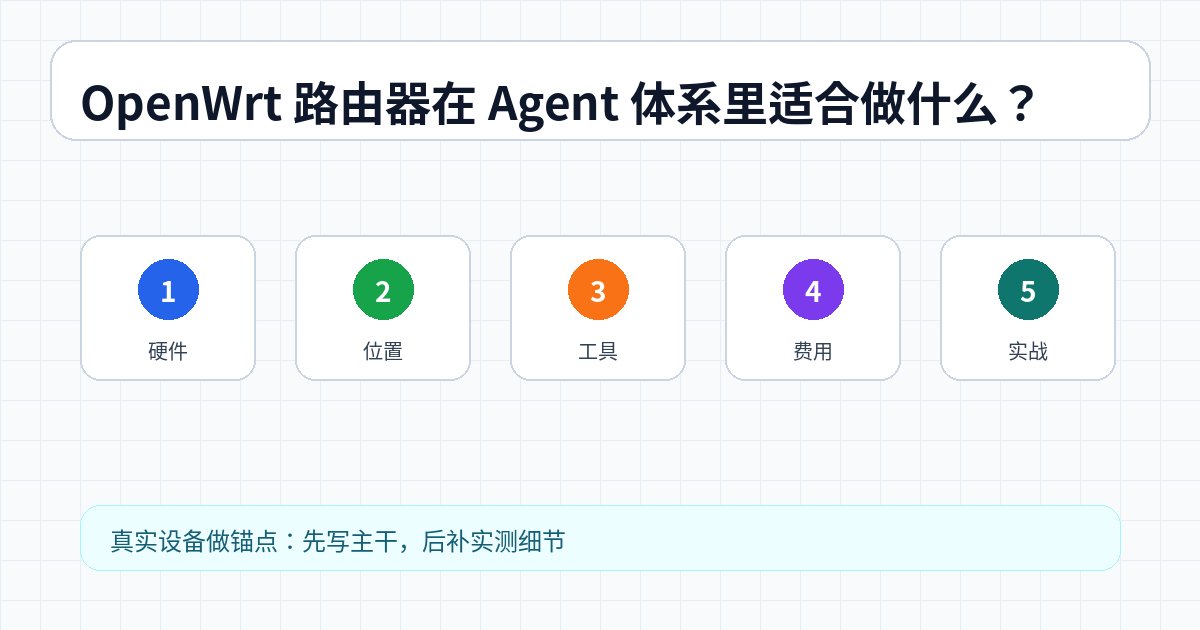 OpenWrt 路由器在 Agent 体系里适合做什么？状态采集比主控更靠谱