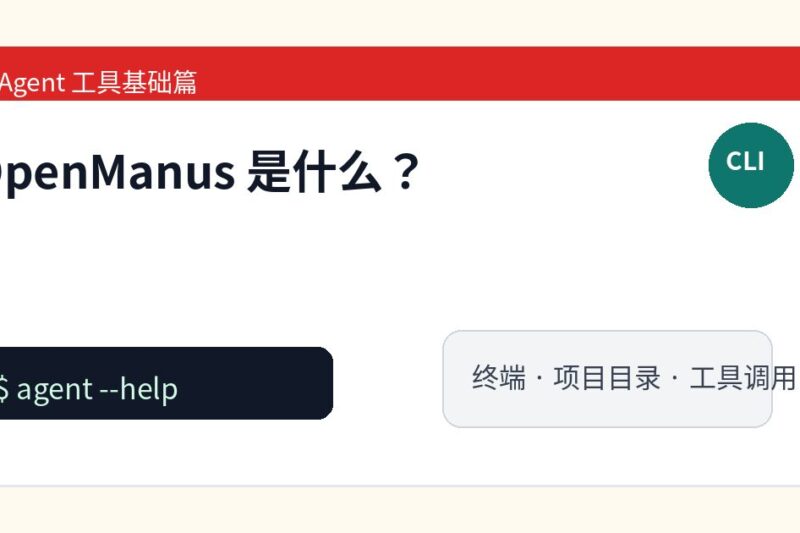OpenManus 是什么？从 Manus 热度延伸出来的开源通用 Agent 入门介绍