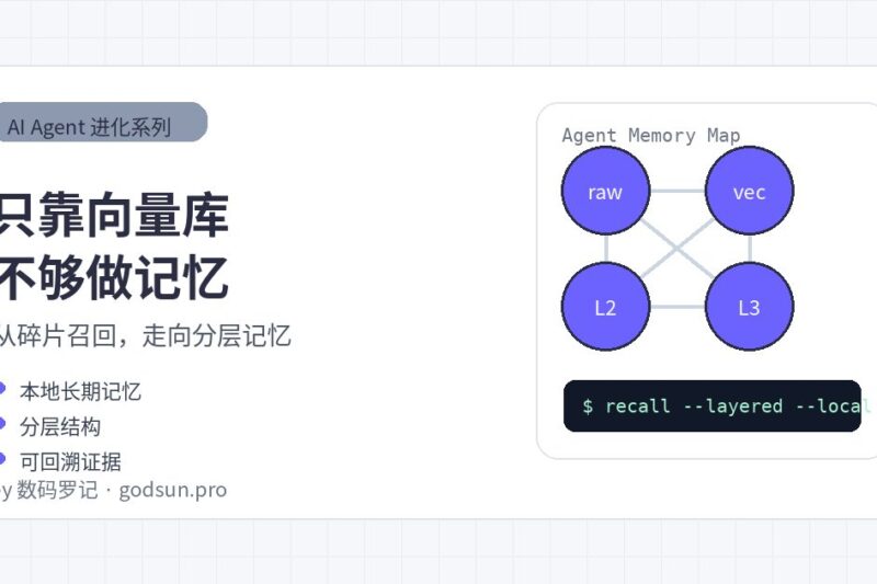 只靠向量库做 Agent 记忆够吗？为什么还需要分层记忆
