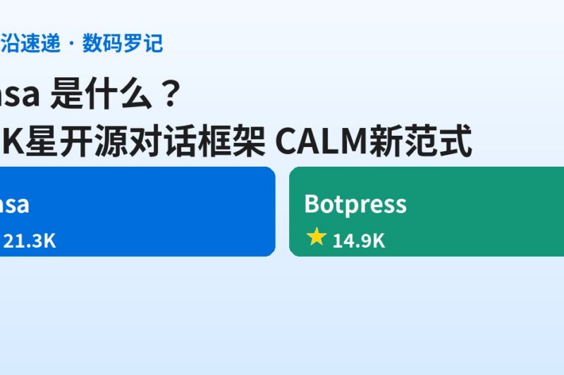 Rasa 是什么？从 21K 星开源对话框架，到 CALM 范式下最讲“靠谱”的 Agent 平台（基础篇）