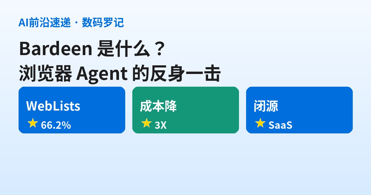 Bardeen 是什么？浏览器 Agent 的反身一击，把结构化抓取降级成了编译问题（基础篇）