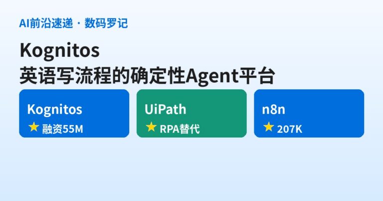 Kognitos 是什么？用一句英语跑企业流程，累计融资 5500 万美元的确定性 Agent 平台（基础篇）