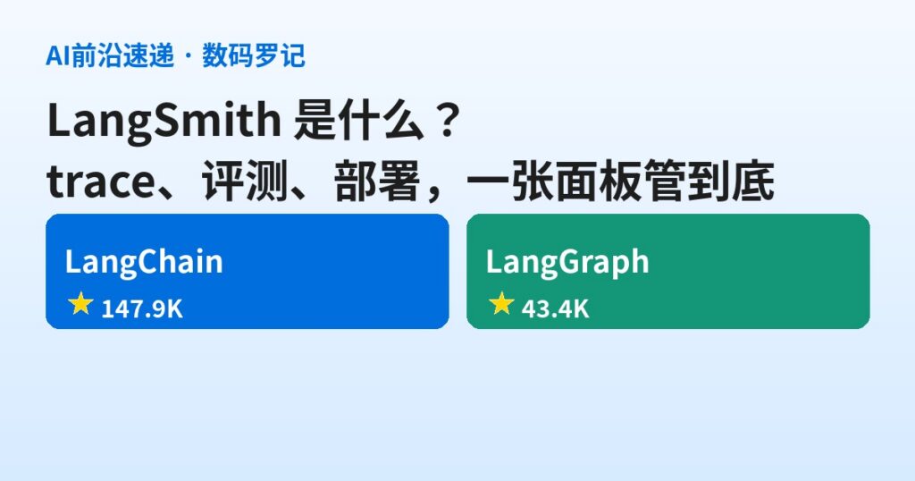 LangSmith 是什么？从 trace 到自动改进的横向 Agent 平台，14.8 万星 LangChain 的商业化主力（基础篇）
